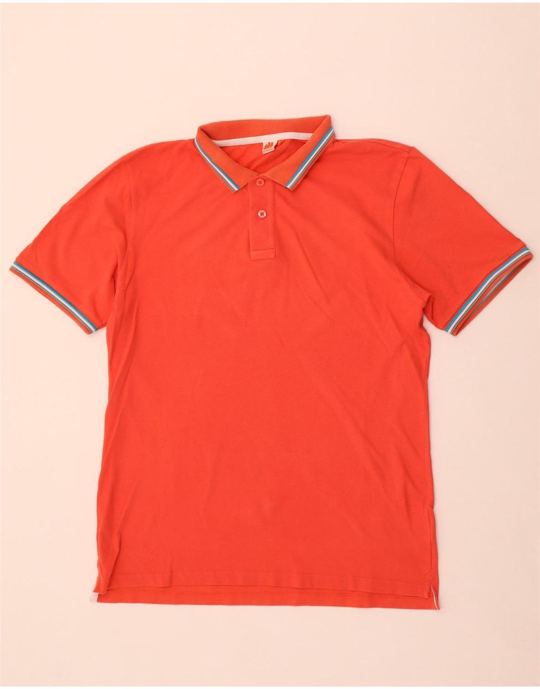 Męska koszulka polo Sundek 2XL Pomarańczowa, bawełniana