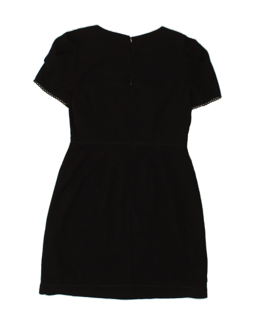 OASIS Womens Short Sleeves Sheath Dress UK 14  Medium Black Polyester Vintage Oasis and Second-Hand Oasis from Messina Hembry 
