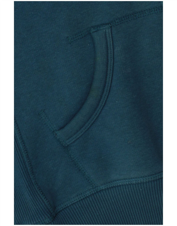 Damski sweter z kapturem i zamkiem błyskawicznym ANIMAL UK 12, średni niebieski, bawełniany