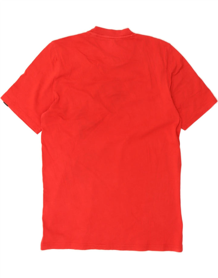 ADIDAS Mens Graphic T-Shirt Top Small Red Cotton Vintage Adidas and Second-Hand Adidas from Messina Hembry 