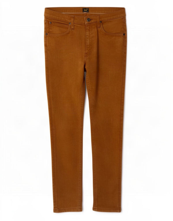 Męskie jeansy Lee Luke Slim Tapered W31 L30 Brązowa bawełna