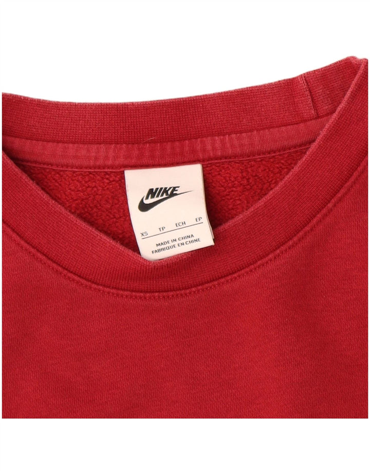 Męska bluza dresowa Nike XS, czerwona, bawełniana