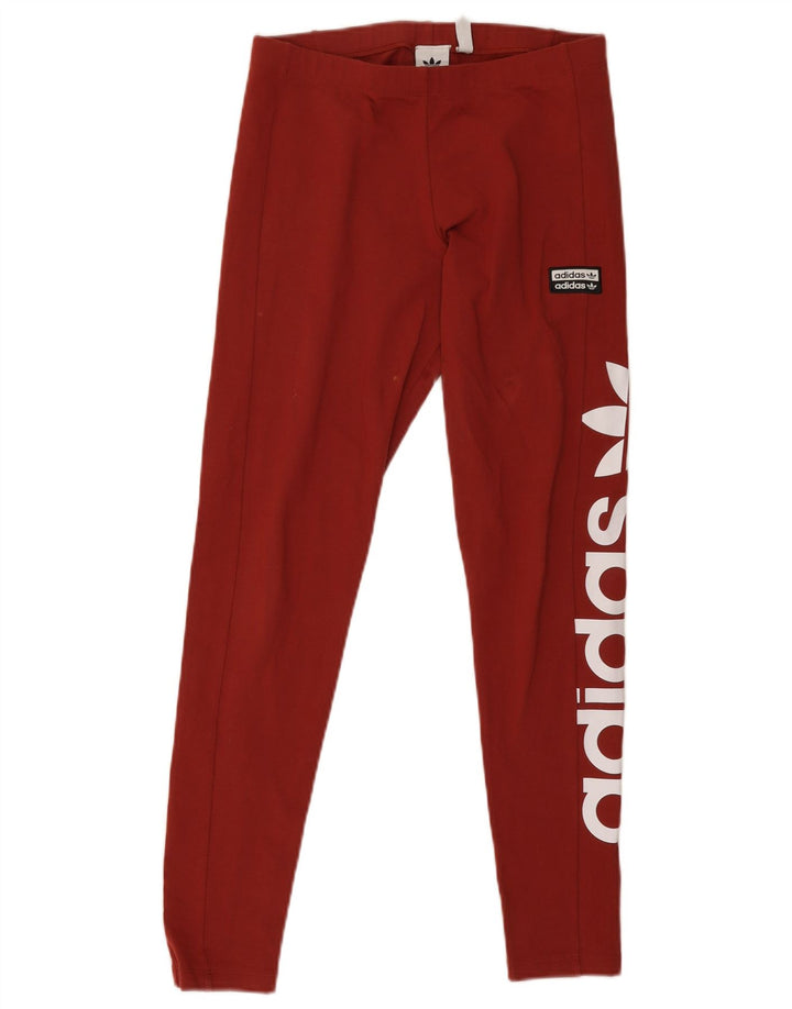 Damskie legginsy Adidas Graphic UK 12 Medium Burgund