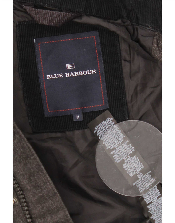 Marks & Spencer Męska pikowana kurtka Utility Blue Harbor UK 38 Medium Grey