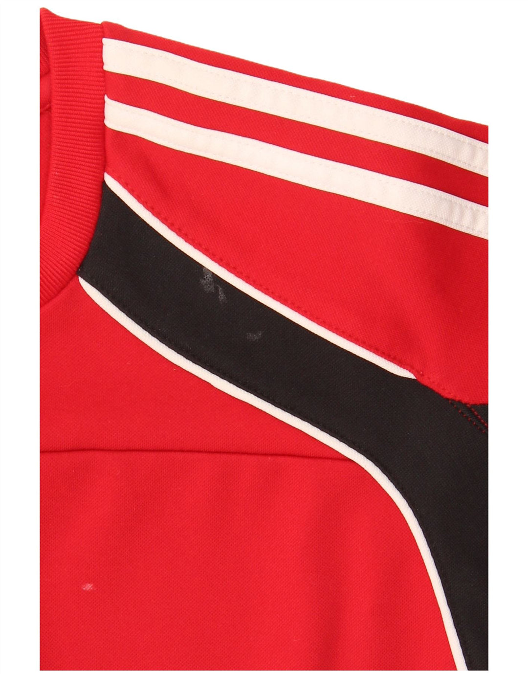 Bluza męska Adidas Jumper UK 38/40 Średni czerwony poliester z blokami kolorów