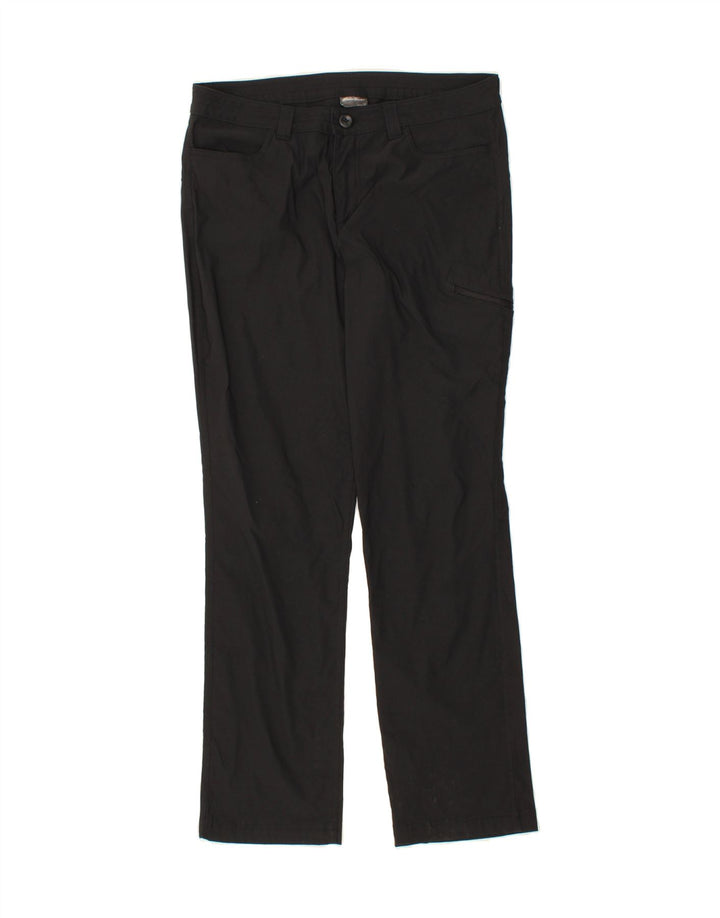 EDDIE BAUER Womens Straight Cargo Trousers US 12 Large W32 L31 Black Vintage Eddie Bauer and Second-Hand Eddie Bauer from Messina Hembry 