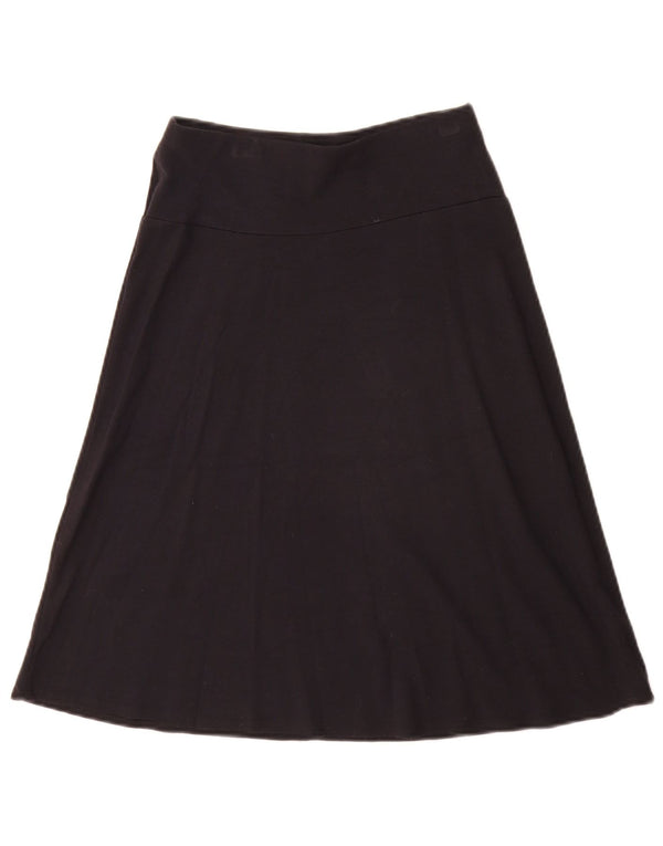 Marks & Spencer Damska spódnica w kształcie litery A UK 8 Small W26 Czarna wiskoza