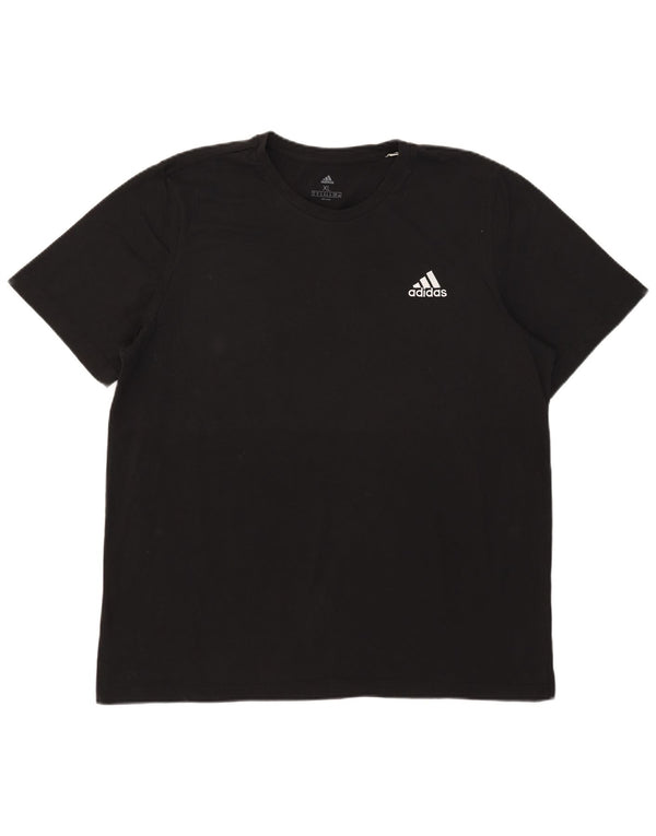 Adidas Męska Koszulka Top XL Czarna Bawełna