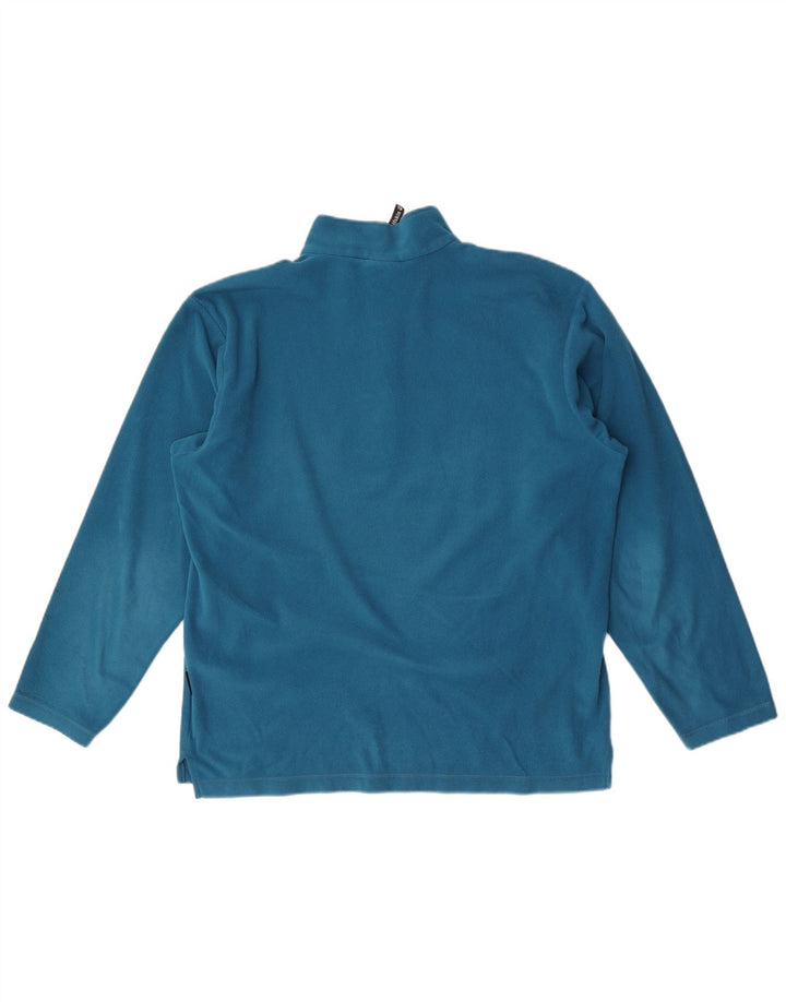 Męski sweter polarowy Jack Wolfskin z zamkiem błyskawicznym, UK 36/38, średni niebieski poliester