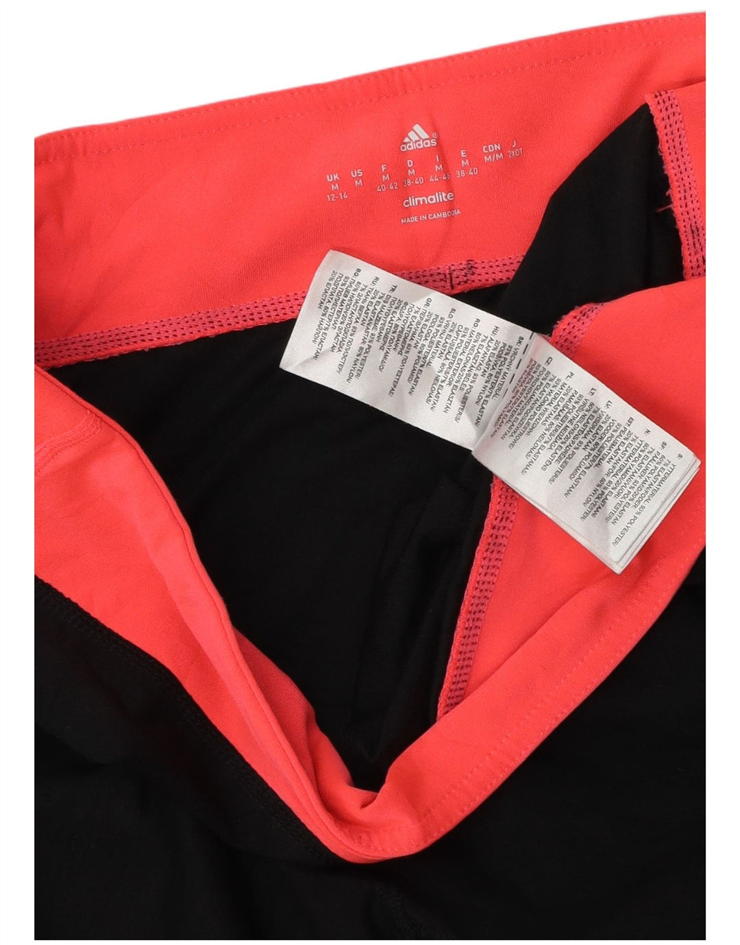 Damskie legginsy Adidas Climalite UK 12/14 Średni czarny poliester