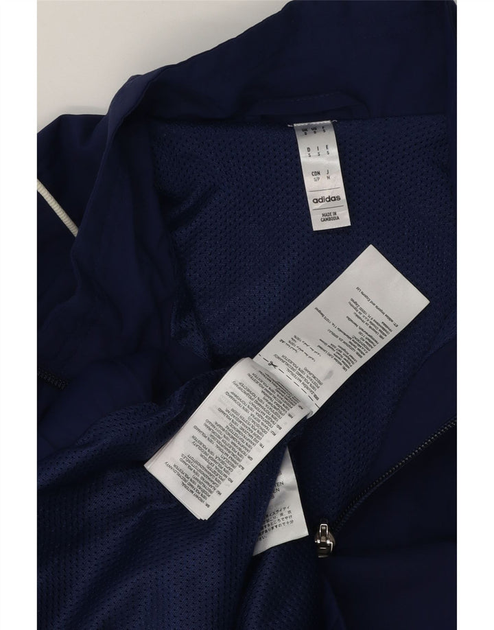 Adidas Męskie Italia Graphic Dres Top Kurtka Mały Granatowy Poliester