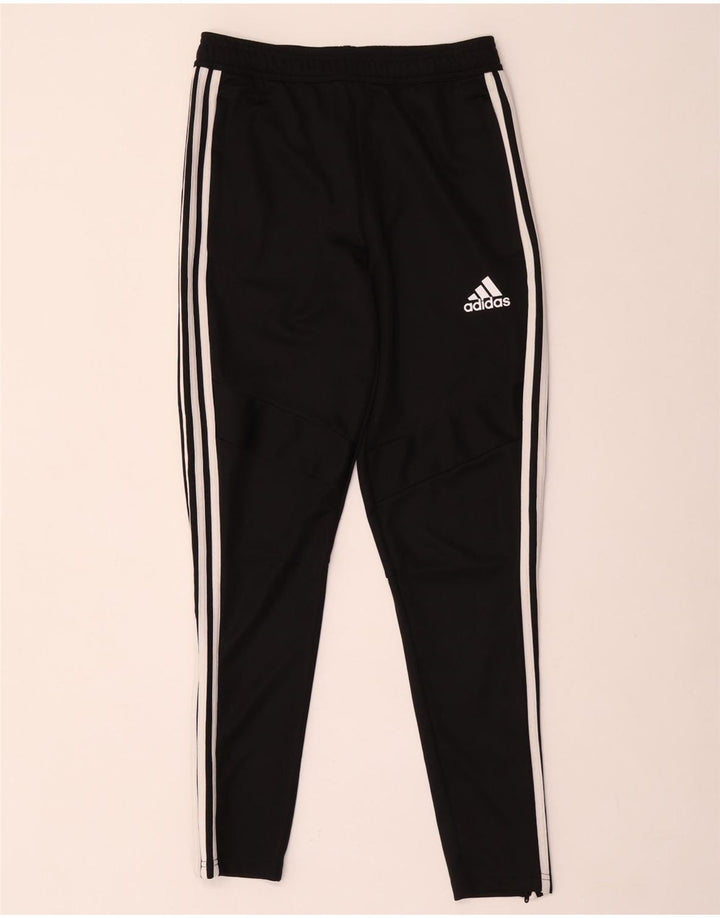 Męskie spodnie dresowe Adidas Climacool, małe, czarne, poliestrowe