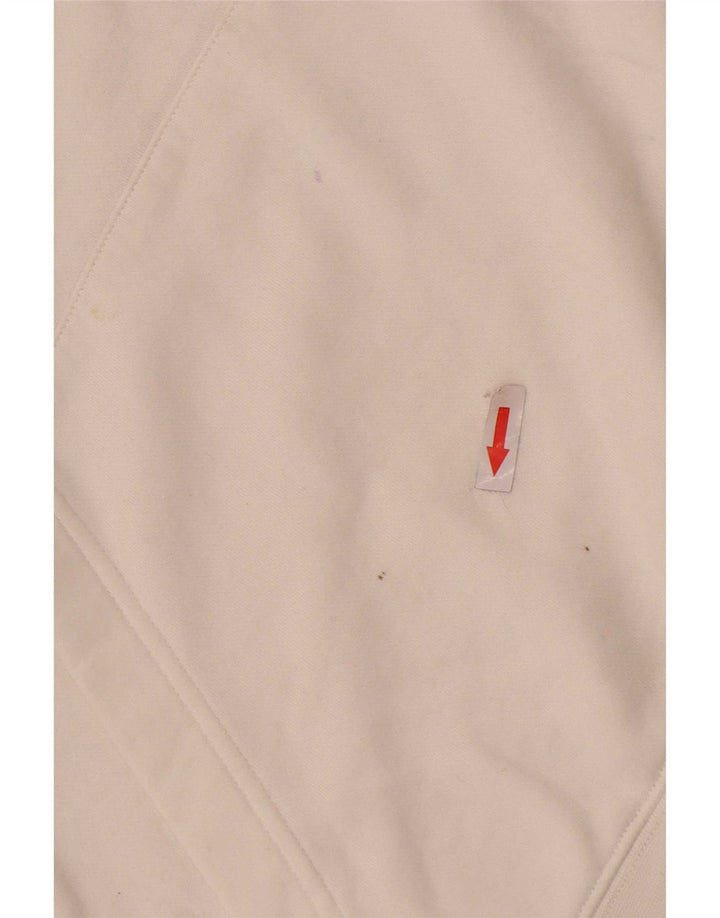 Męska bluza z kapturem Nike, średnia, biała, bawełniana