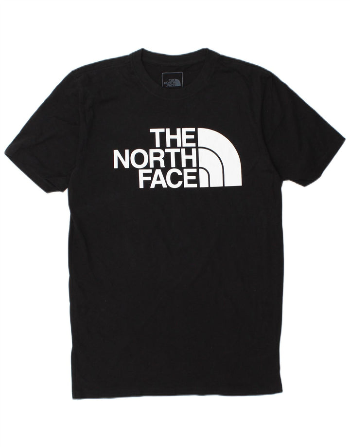 Męski T-shirt z grafiką The North Face, mały, czarny, bawełniany