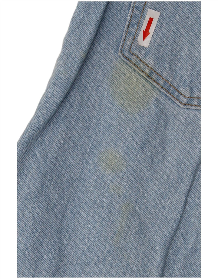 Damskie jeansy Levi's 501 w trudnej sytuacji W27 L28 Niebieska bawełna