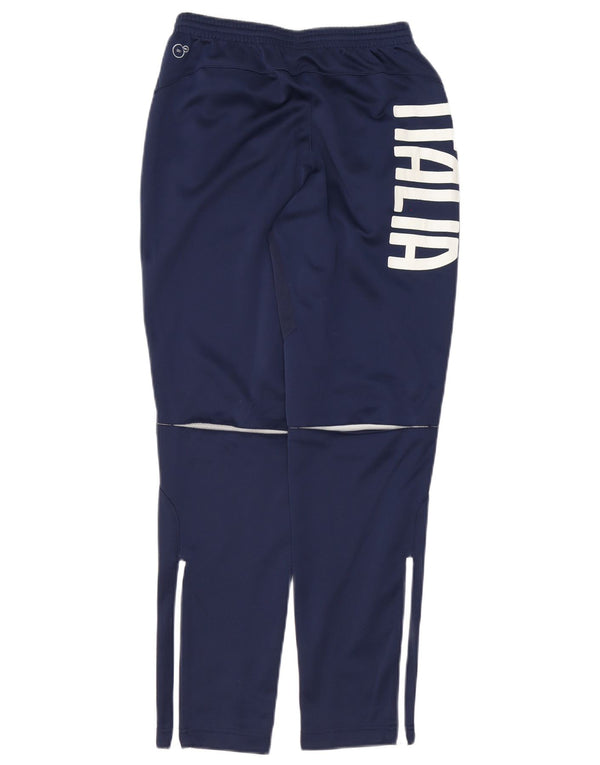Spodnie dresowe chłopięce Puma Italia Graphic 13-14 lat XL, granatowe