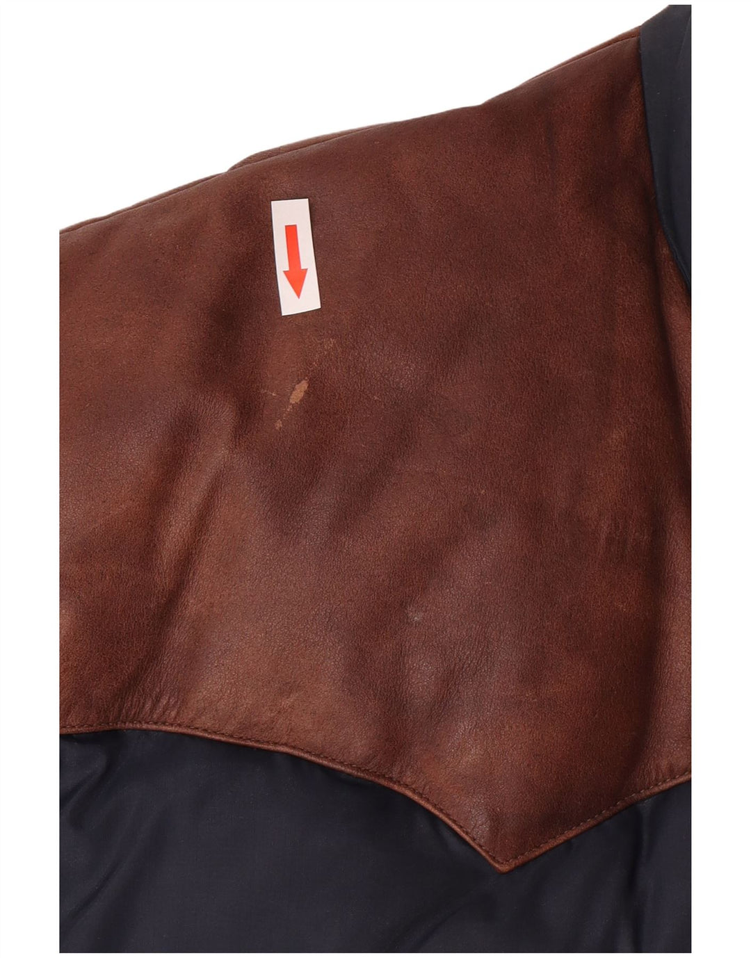 Męska ocieplana kurtka karabinowa UK 40, duża, granatowa, z blokami kolorów, poliamid