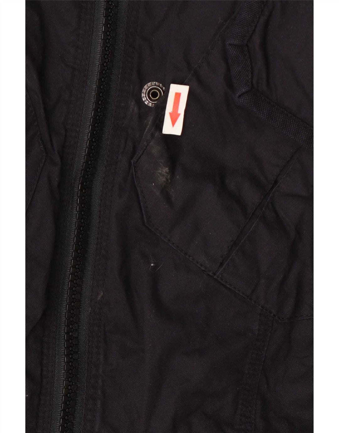 Męska kurtka użytkowa Superdry UK 38, średnia czarna, bawełniana