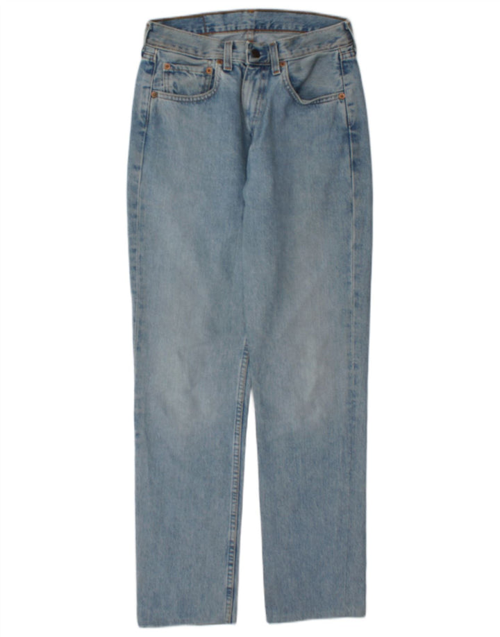 Damskie jeansy Levi's 595 Straight W30 L30 Niebieskie bawełniane
