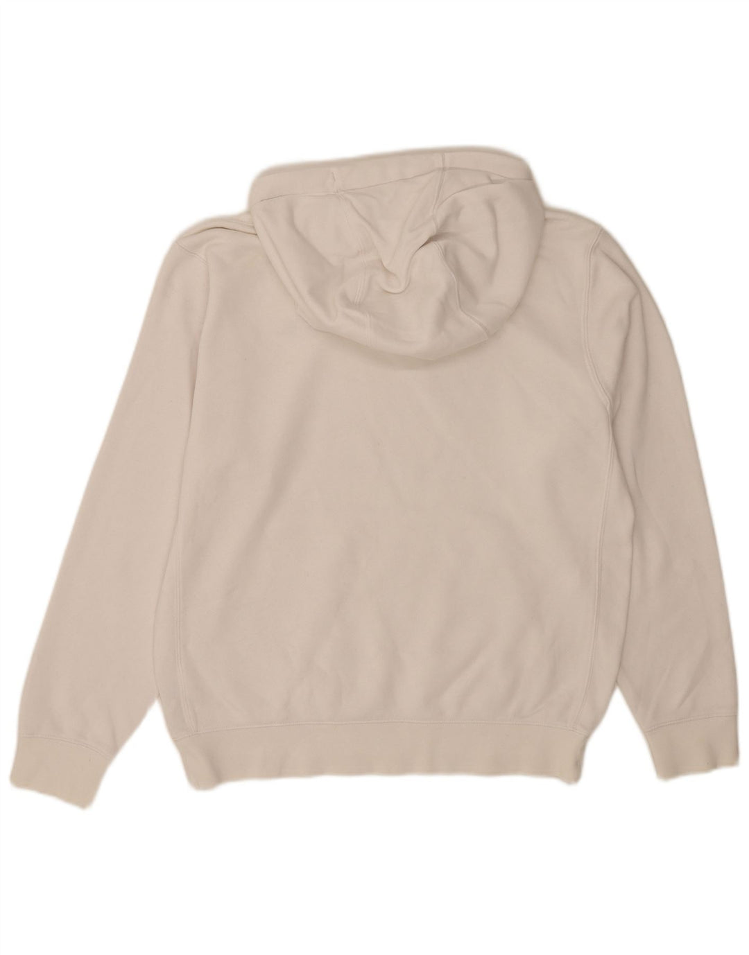 Męski sweter z kapturem Nike, mały, biały, bawełniany