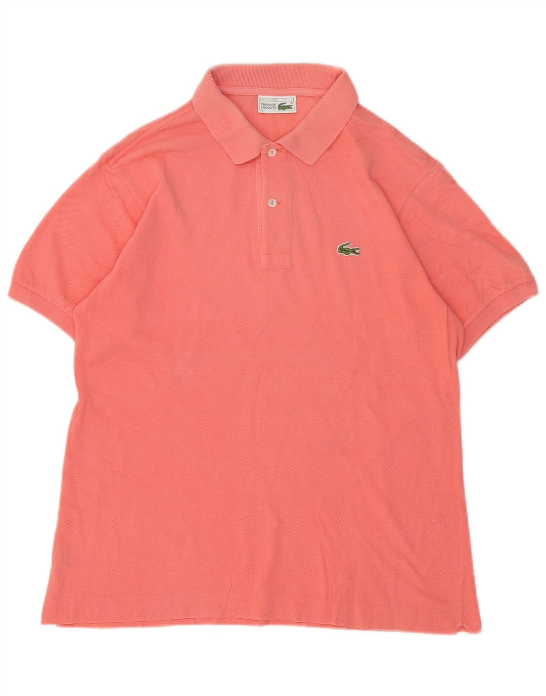 Męska koszulka polo Lacoste, rozmiar 4, średnia, różowa, bawełniana