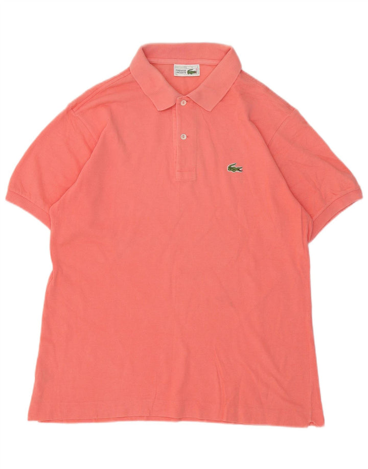 Męska koszulka polo Lacoste, rozmiar 4, średnia, różowa, bawełniana