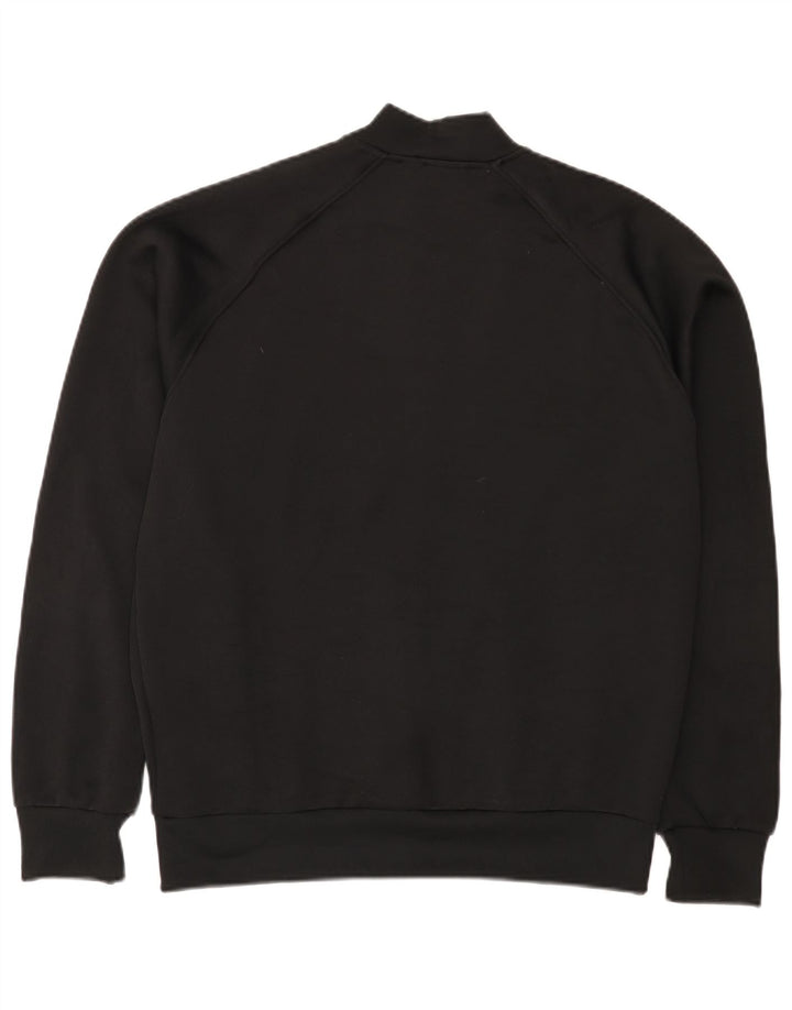 Adidas Męska bluza dresowa, duża, czarna, poliestrowa