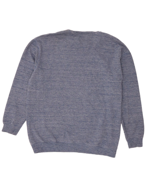 US Polo Assn. Męska bluza dresowa 2XL granatowa bawełniana w cętki