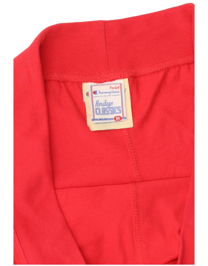 Damskie spodenki sportowe CHAMPION Heritage Classics UK 14, średnia czerwona bawełna