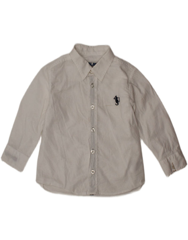 Koszula chłopięca CESARE PACIOTTI 4US 9-12 miesięcy, biała, bawełniana