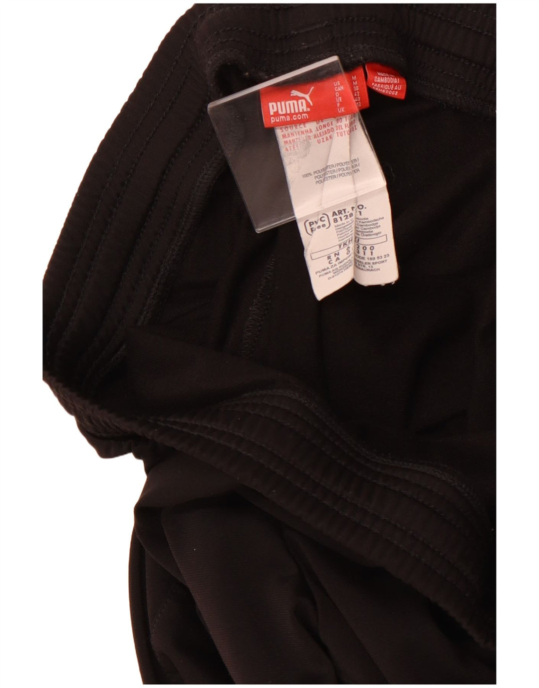 Damskie spodnie dresowe PUMA Joggers UK 12 Średni czarny poliester