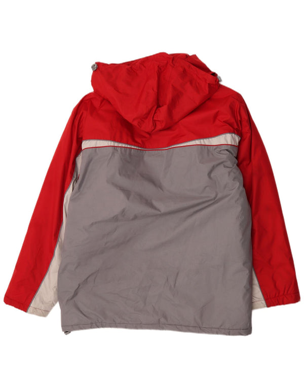 Męska kurtka narciarska z kapturem Maui and Sons UK 42 XL, szary, kolorowy poliester