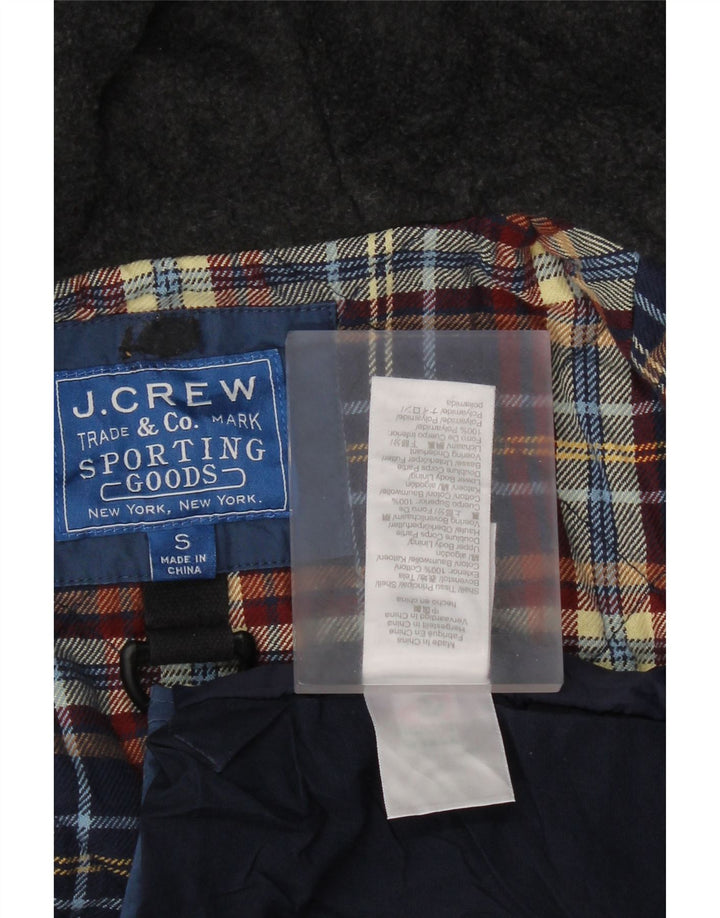 Męska kurtka wiatrówka z kapturem J. Crew UK 36 Small Blue Cotton