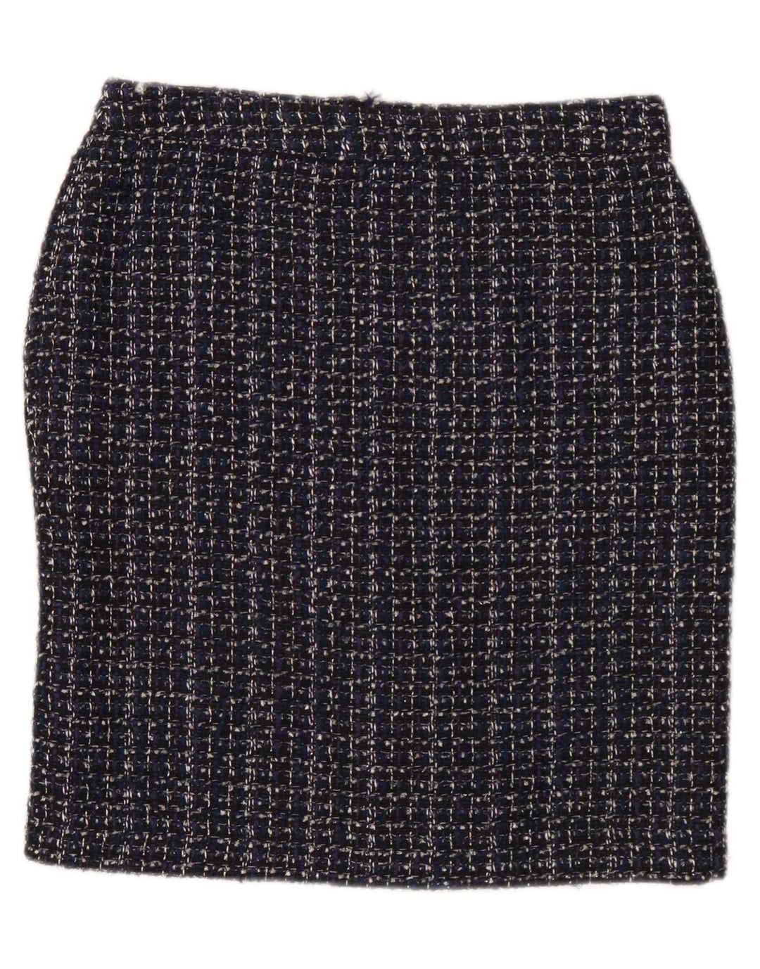 Damska spódnica ołówkowa Dkny US 12 Large W34 Granatowy poliester w cętki