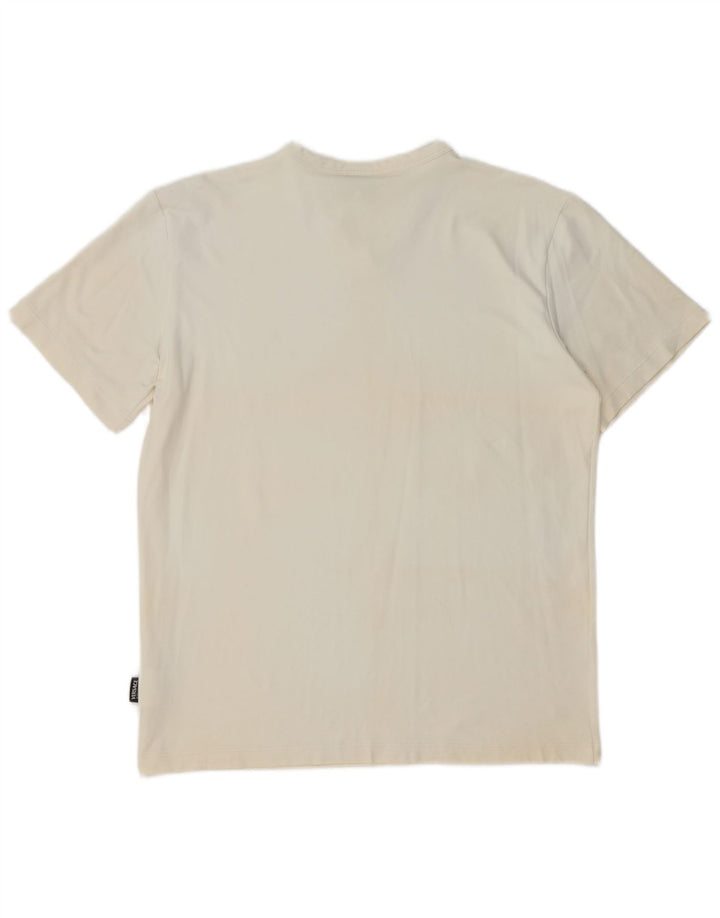T-shirt męski Versace Ittierre Top, średni biały poliamid
