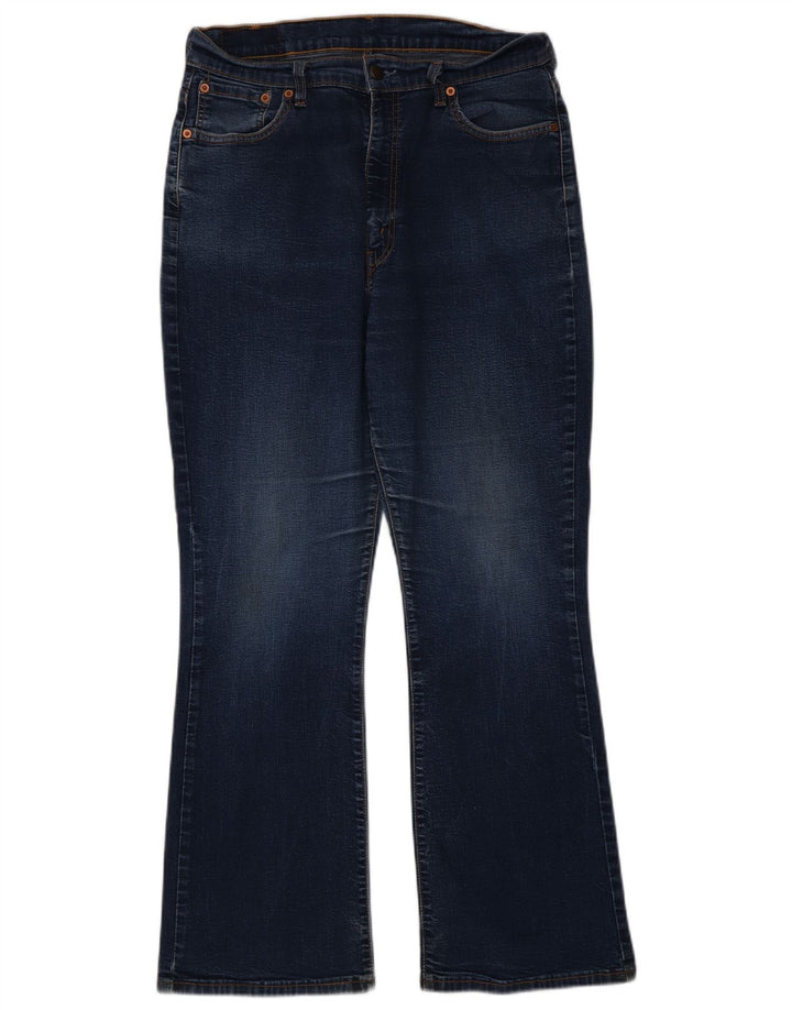 Damskie jeansy Levi's 584 Bootcut W36 L30 Niebieska bawełna