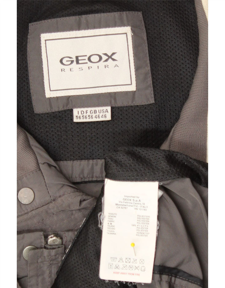 Męska kurtka bomberka Geox UK 46 3XL Szary poliester