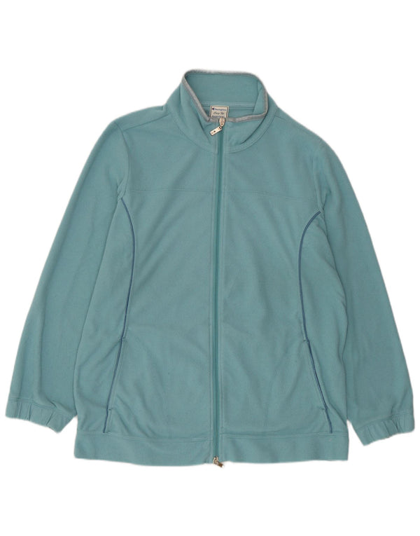 Champion Womens Easy Fit Fleece Jacket UK 20 2XL Blue Polyester