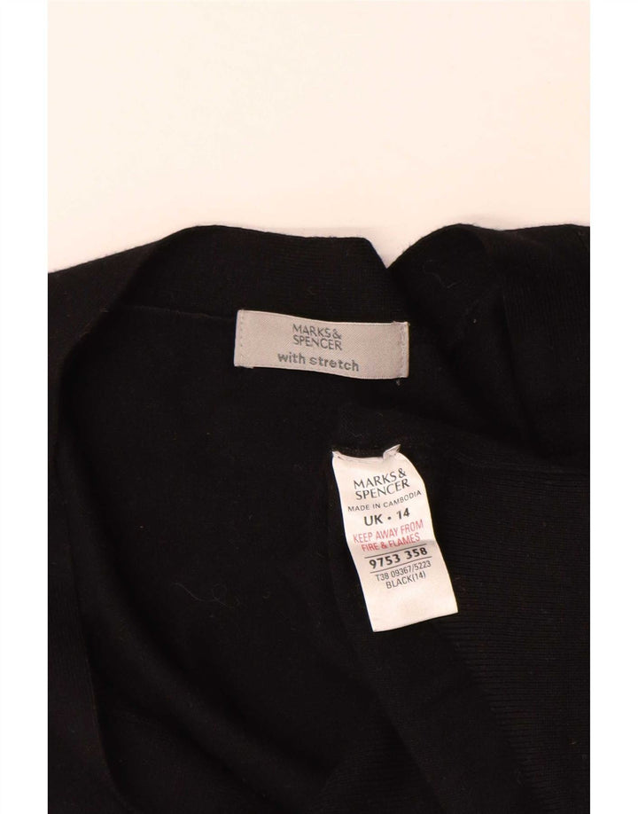 Sweter damski Marks & Spencer Crop Cardigan UK 14, średni czarny