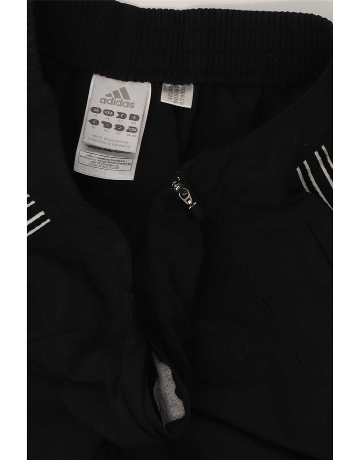 Damskie spodnie dresowe Adidas UK 14 Średni czarny poliester