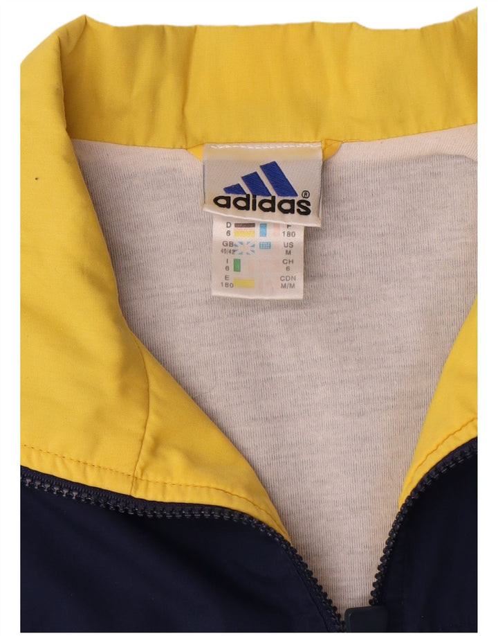 Adidas Męska bluza dresowa Top Jacket UK 40/42 Średni granatowy kolor blokowy