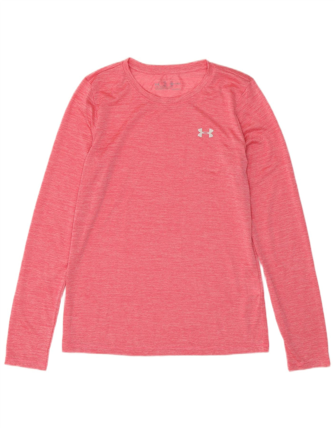 Damski top UNDER ARMOUR Heat Gear z długim rękawem, UK 10, mały, różowy, nakrapiany