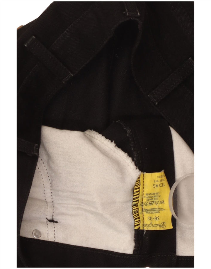 Męskie jeansy WRANGLER Texas Straight W36 L32, czarne, bawełniane