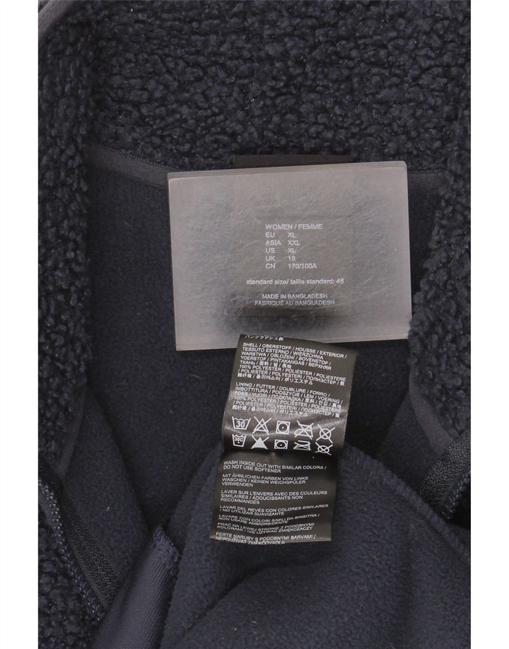 Damska kurtka polarowa Jack Wolfskin UK 18 XL, granatowa, poliestrowa