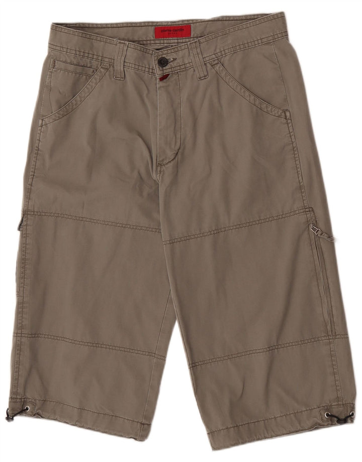 Męskie bermudy Cargo Pierre Cardin W33 Średnioszare, bawełniane