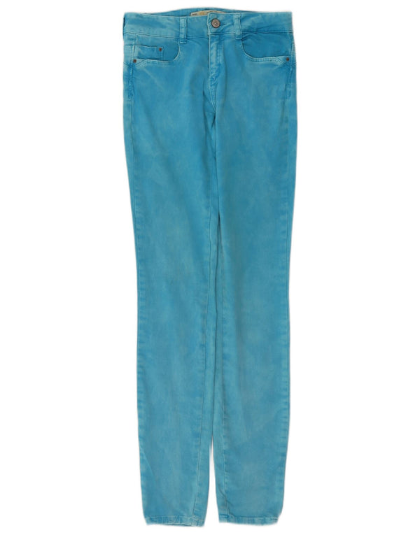Damskie jeansy skinny Zara EU 34 2XS W24 L30 Niebieskie bawełniane