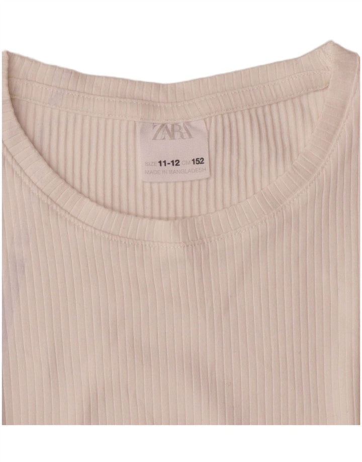 T-shirt dziewczęcy Zara 11-12 lat, biały