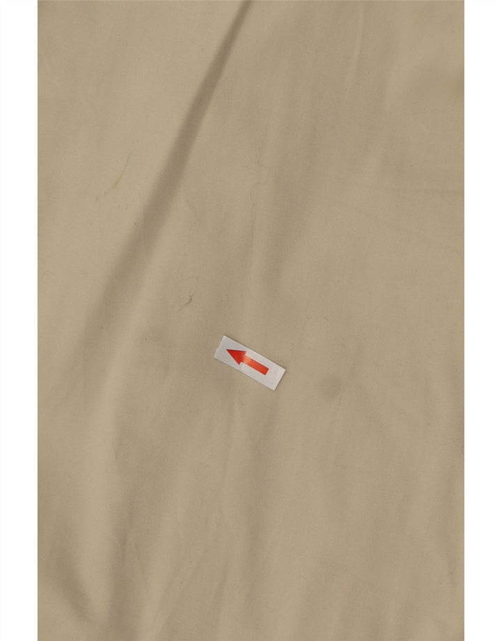 Damska kurtka bomberka Tommy Hilfiger Crop UK 16, duża, beżowa, bawełniana