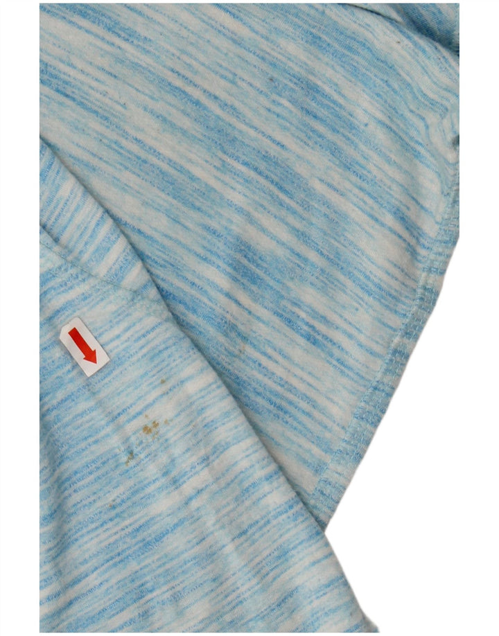 Damska bluza CHAMPION UK 14 Średni niebieski nakrapiany sztuczny jedwab