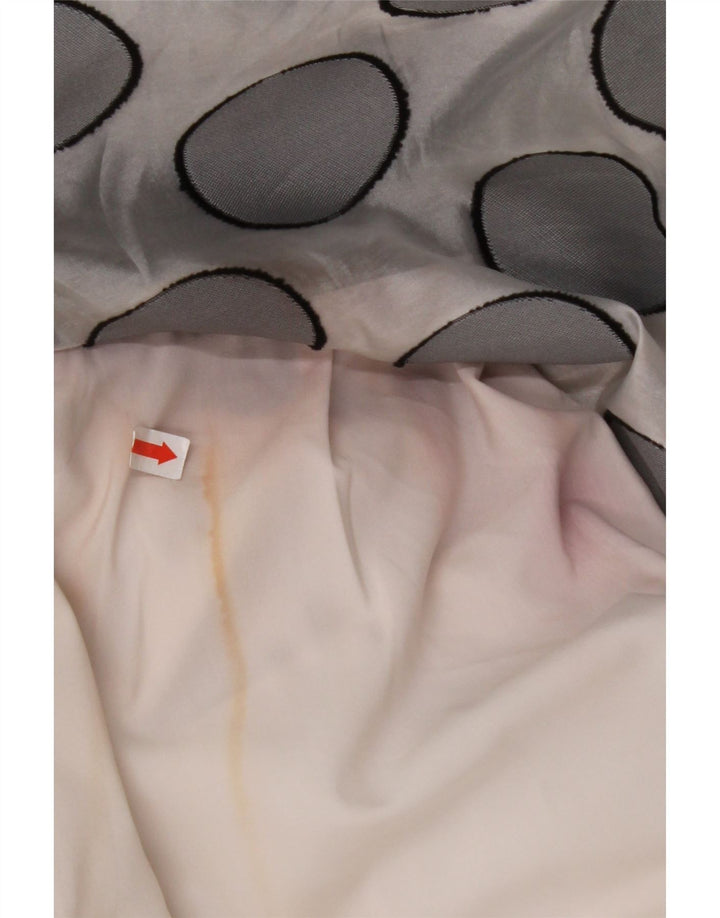 Damska sukienka maxi bez rękawów COAST UK 12 Średni biały poliester w kropki